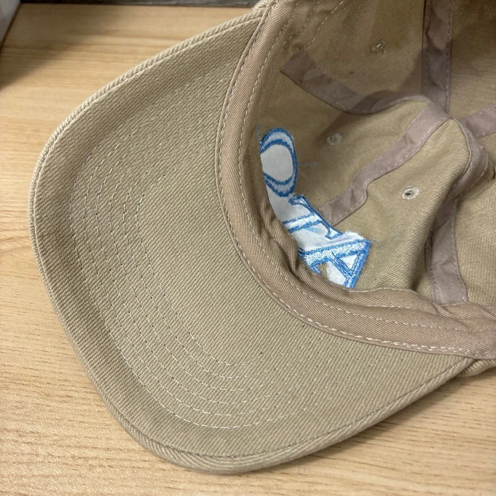Alpha Tau Omega Hat Cap Strap Back Brown Tan One Size‎ Adjustable